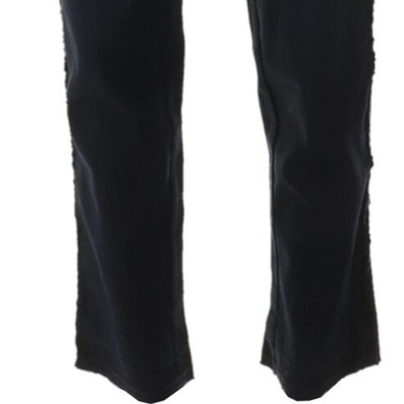 NWT PEACE LOVE WORLD REVERSE TUXEDO STRIPE VINTAGE‎ BLACK JEANS 6 - Picture 4 of 14